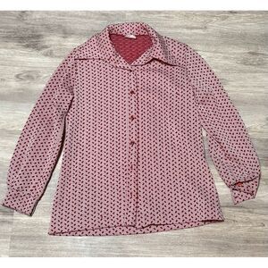 Vintage Jane Colby size medium women's button down kind‎ sleeve